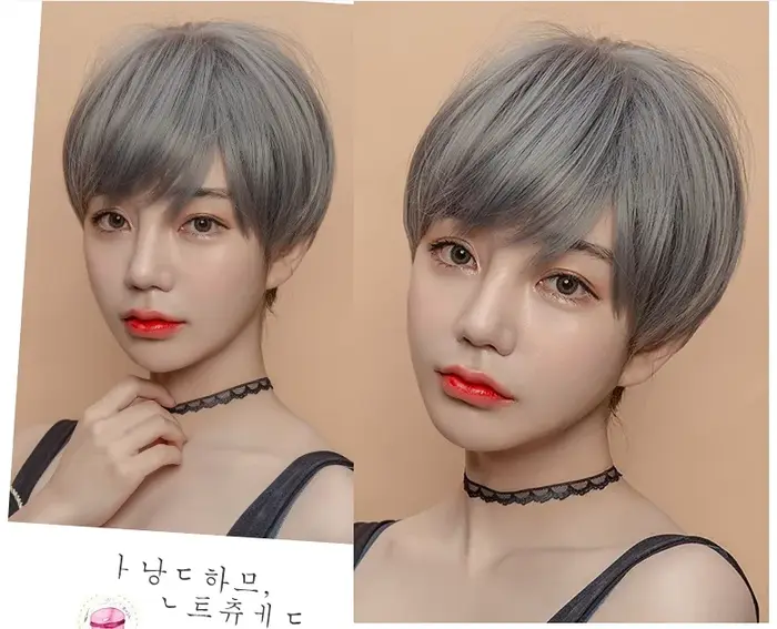 Extensions de cheveux synthétiques de Style coréen