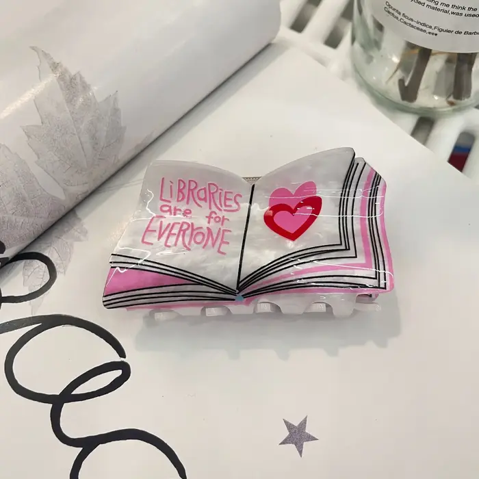 Pinces à cheveux pour femmes, accessoires de cheveux de dessin animé coréen, couleur rose, Dopamine 