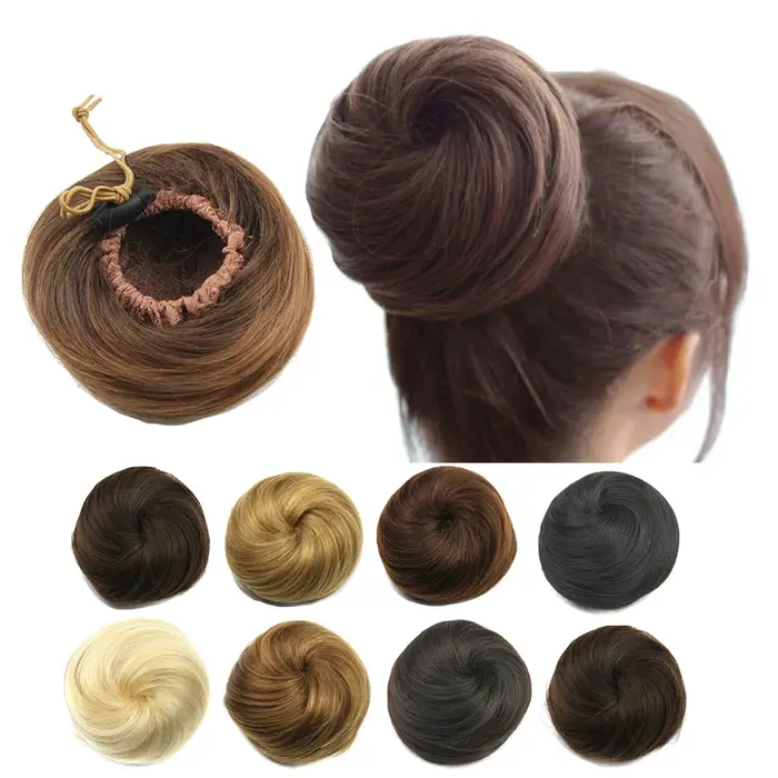 Chignon synthétique ajustable