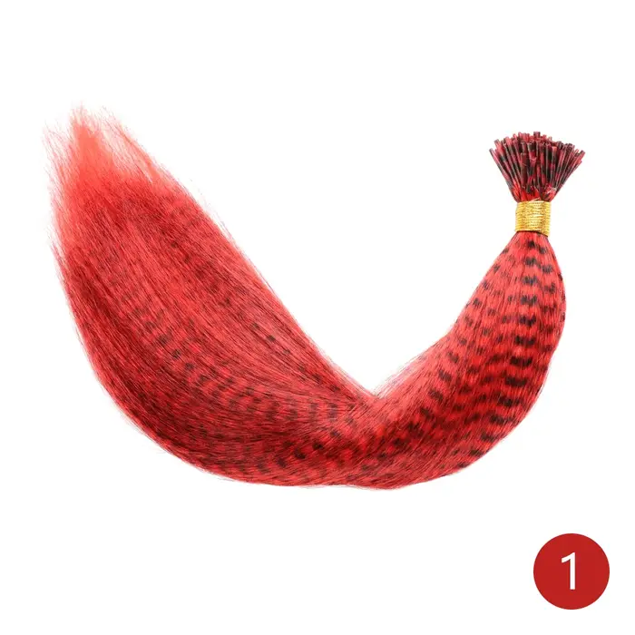 AZQUEEN plume Extension de cheveux 10 pièces faux