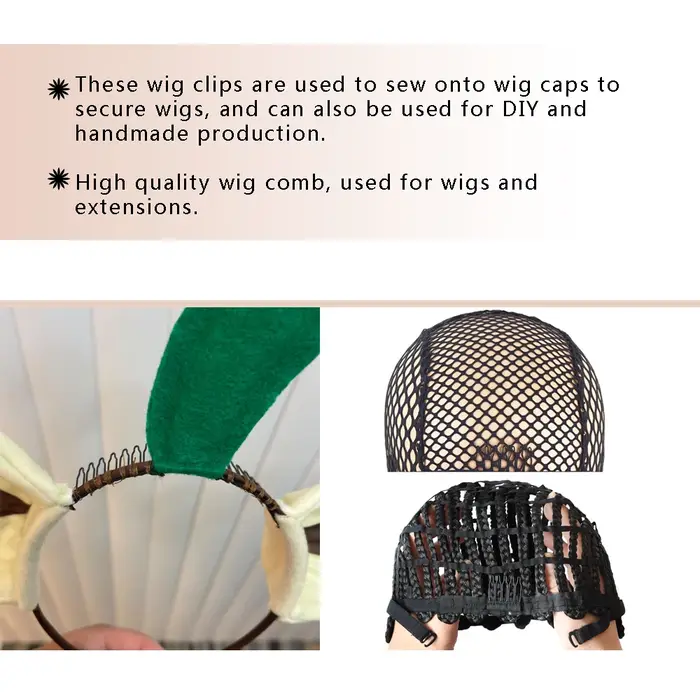 Clips pour perruques en dentelle