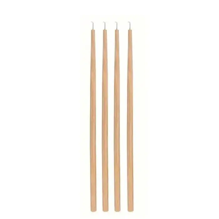 Lot de 4 aiguilles de ventilation pour perruques avec manches en bois, outils de tissage et de répar