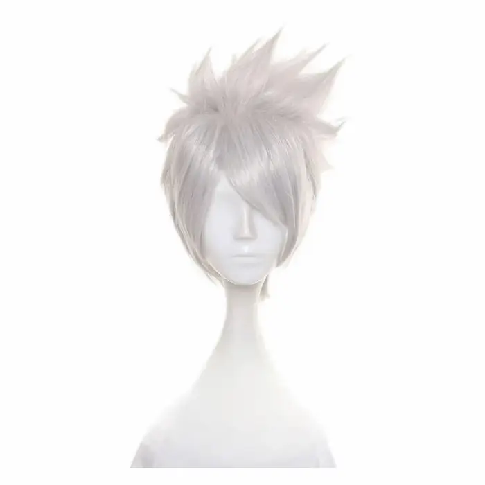 Perruque de cosplay courte synthétique pour anime Soul Evans