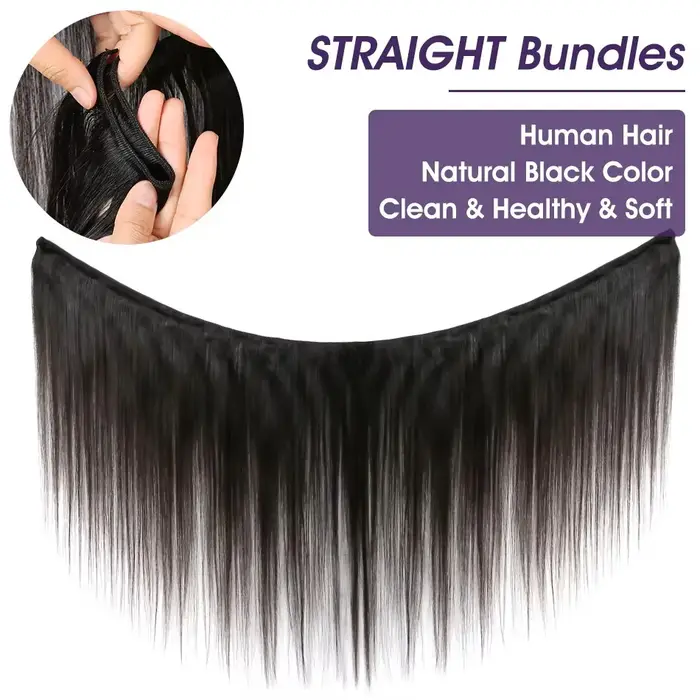 Bundles brésiliens de tissage de cheveux humains Remy