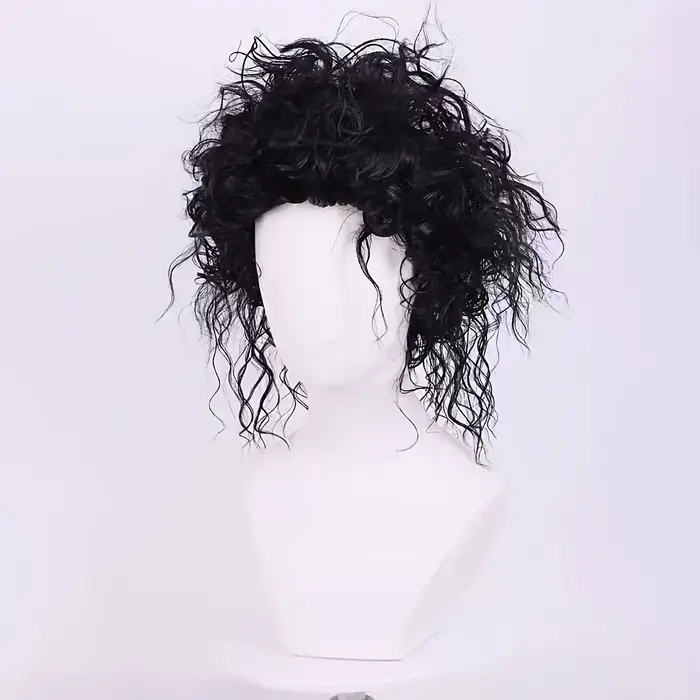 Perruque synthétique de haute qualité pour cosplay du personnage Edward Scissorhands
