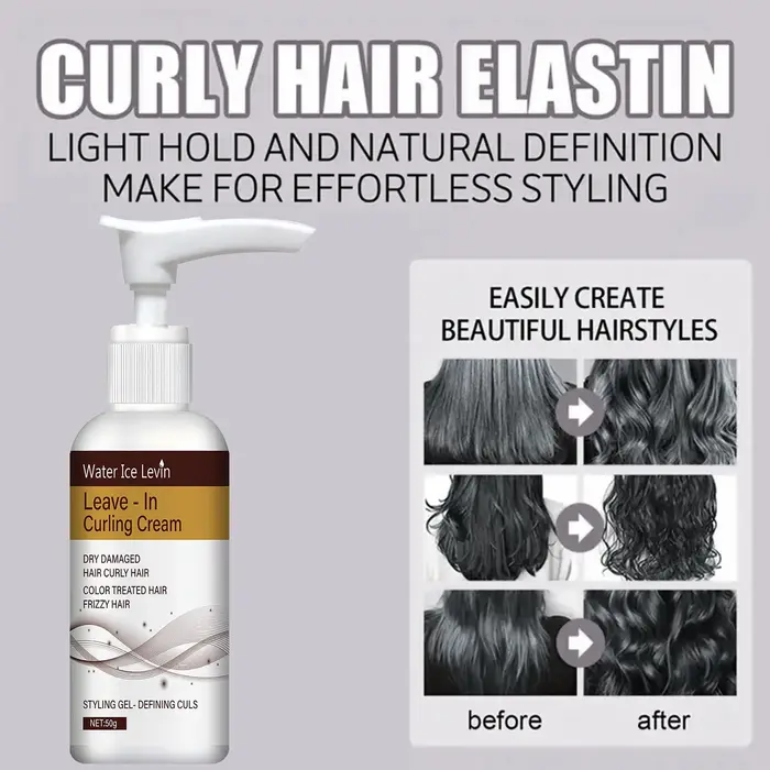 Crème pour boucler les cheveux. Restaure