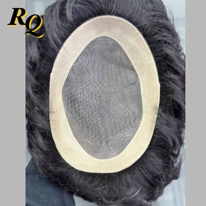 Perruque toupet capillaire pour hommes
