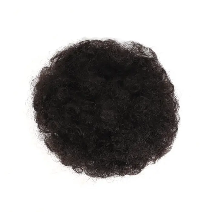 LUPU synthétique Afro bouffée cordon queue de cheval crépus bouclés cheveux chignon avec Clips dans les Extensions Updo pour les femmes noires