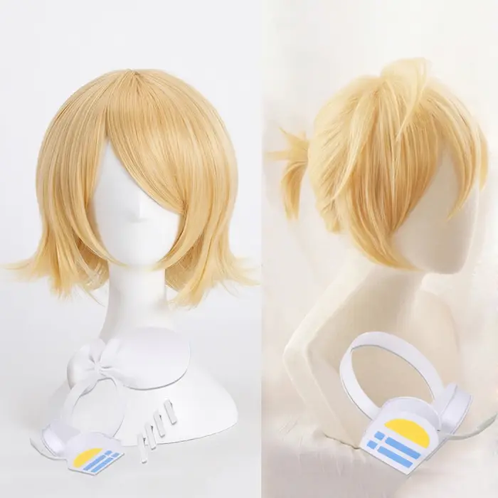 Perruque de Cosplay Rin Len