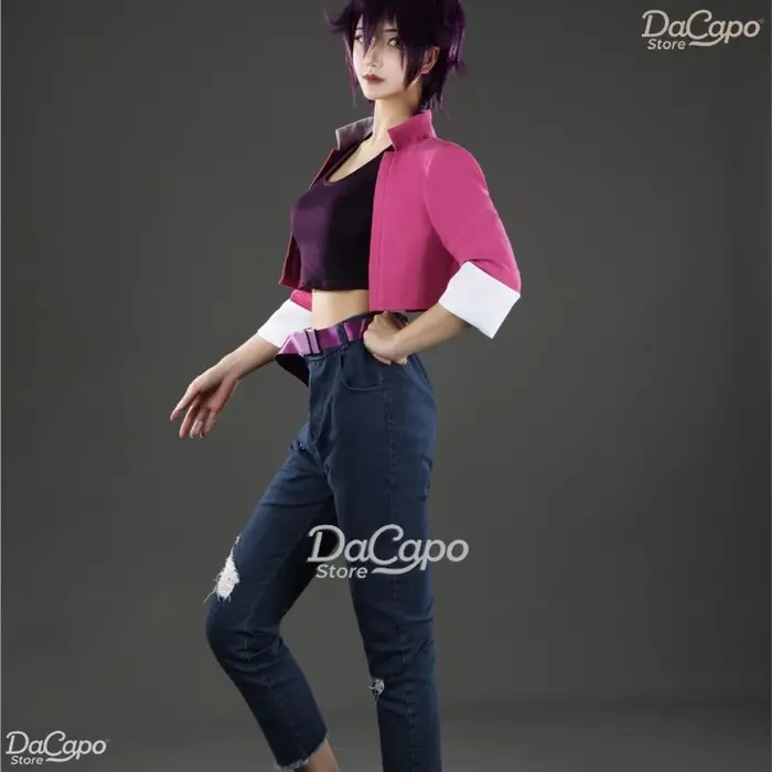 Perruque et tenues de cosplay Invisigal Courtney pour jeu de rôle