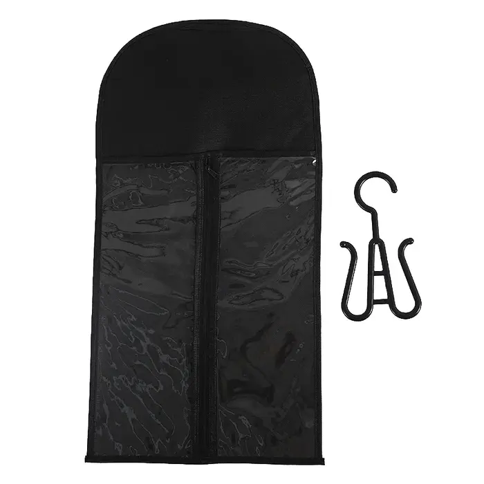 Sac de rangement pour perruque avec support de cintre