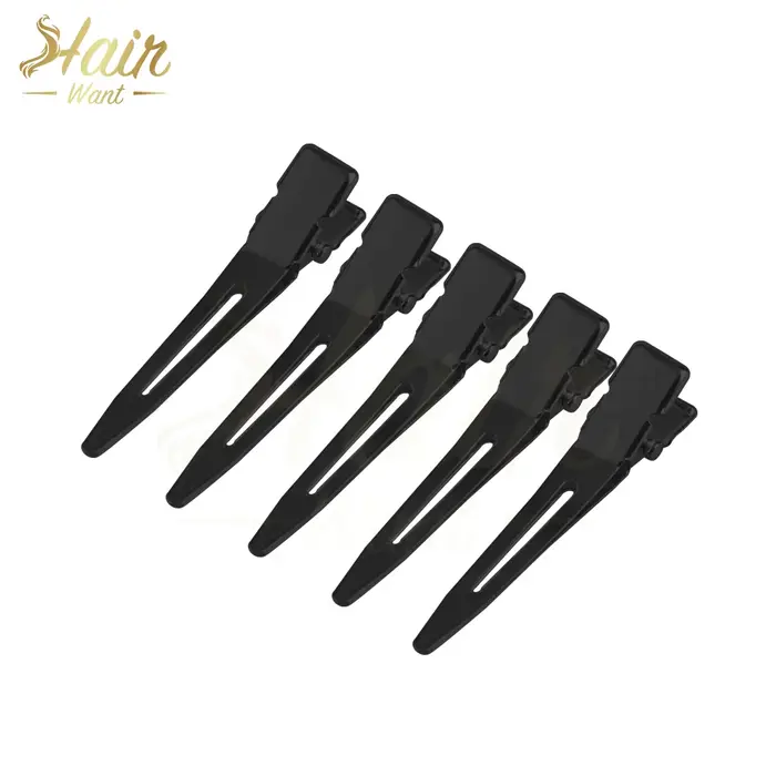Hair Want-Mini pinces à cheveux bec de canard en métal pour femme, parfait pour le coiffage, le sect