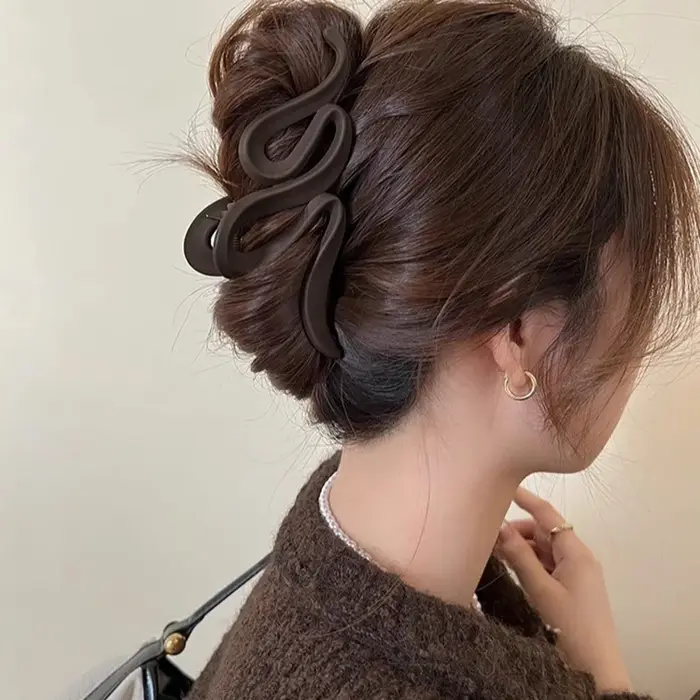 Pinces à cheveux en acrylique pour femmes