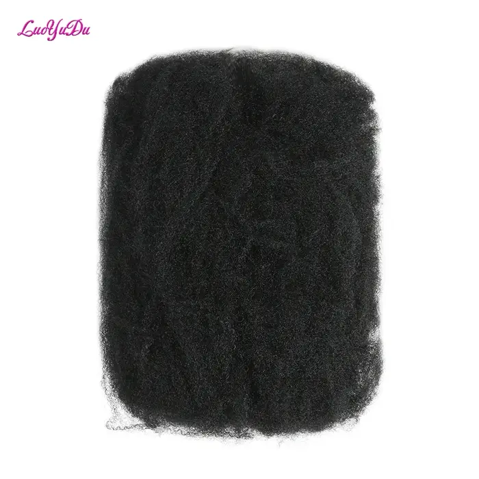 Extensions capillaires synthétiques Afro crépues et bouclées
