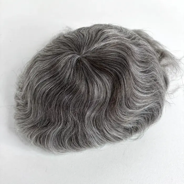 Perruque toupet de haute qualité pour hommes