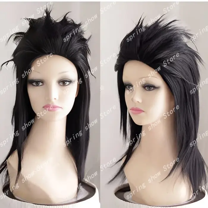 Perruque de cosplay Zaraki Kenpachi de BLEACH