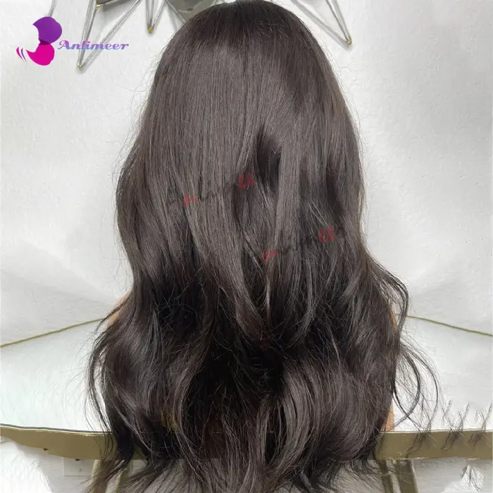 Perruque en cheveux humains à ondulations souples, avec base en soie 13x4, perruque Lace Front 13x6 