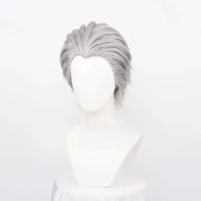 Vergil Cosplay perruque synthétique courte