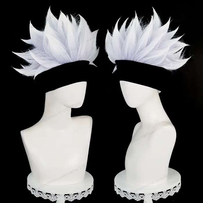 Perruque de Cosplay Anime Gojo Satoru