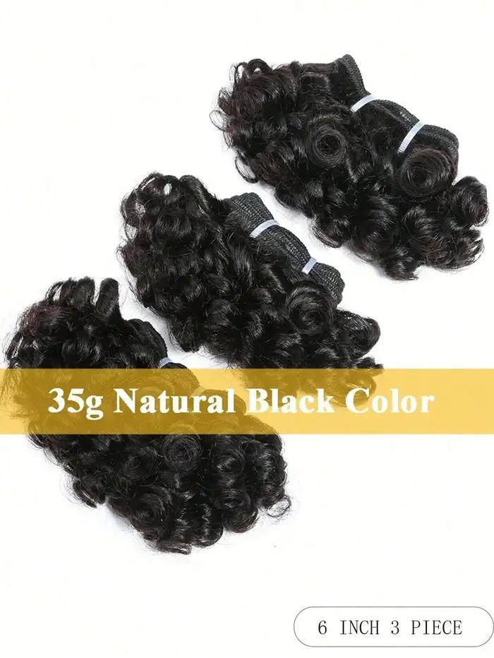 Extensions de cheveux humains Remy brésiliens bouclés et rebondissants avec closure