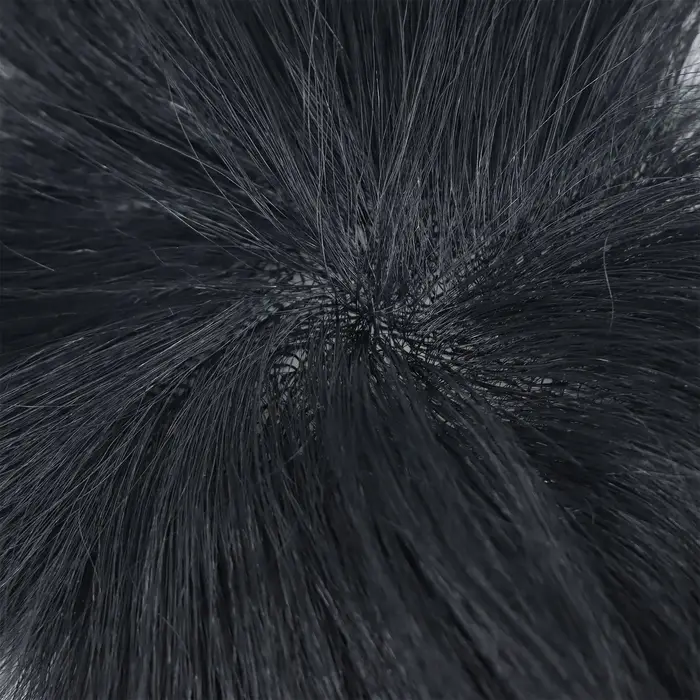 Postiches humaines noires naturelles pour hommes