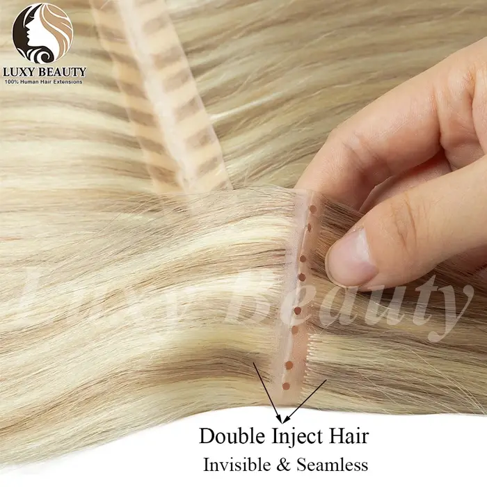 Extensions de cheveux humains Balayage Blond