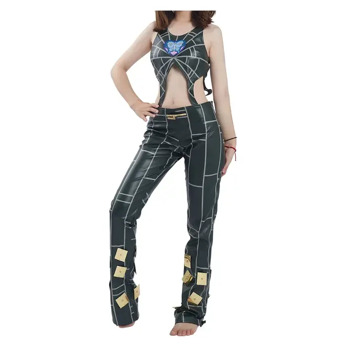 Perruque et veste de cosplay pour femme, Anime, Costume d'Halloween