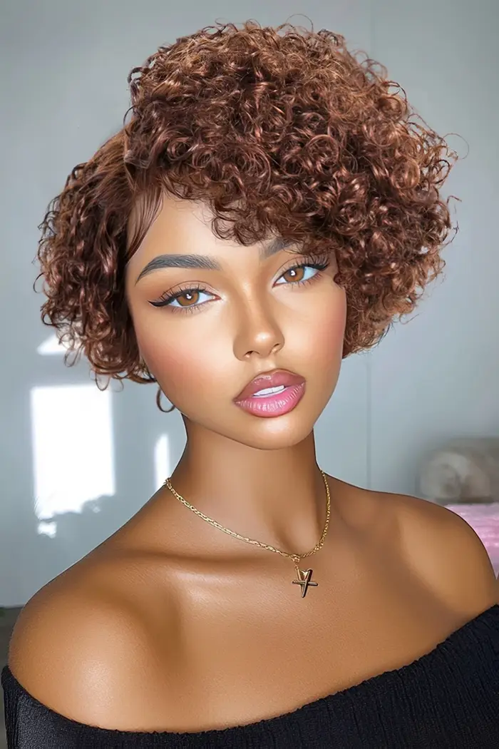 Perruques Lekker colorées 100 % cheveux humains