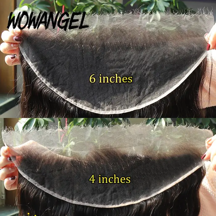 Wow Angel 13x6 pleine frontale seulement vague de corps peaux fondantes invisible HD dentelle fronta