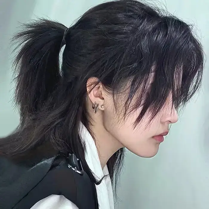 Extensions capillaires synthétiques de Cosplay mulet japonais, belles perruques pour jeunes, couvre-