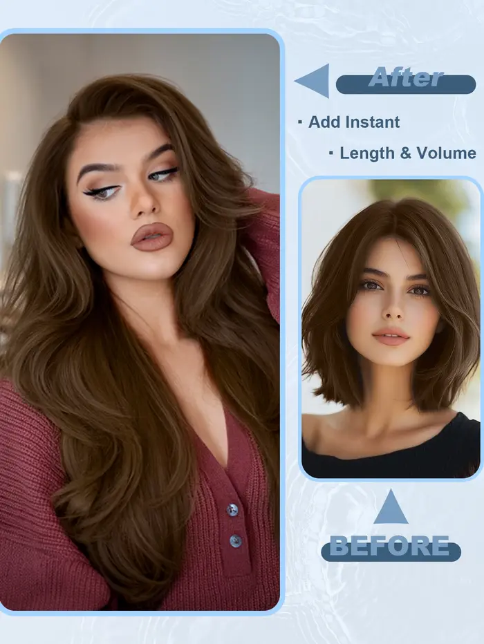 Extensions de cheveux humains Halo avec fil Invisible