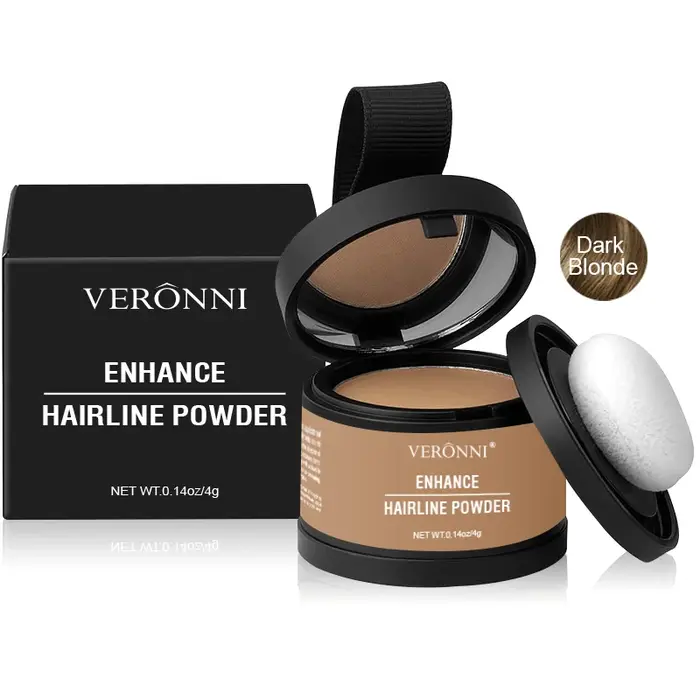Poudre de ligne de cheveux imperméable instantanée naturelle, racine noire, correcteur d'ombre de dé