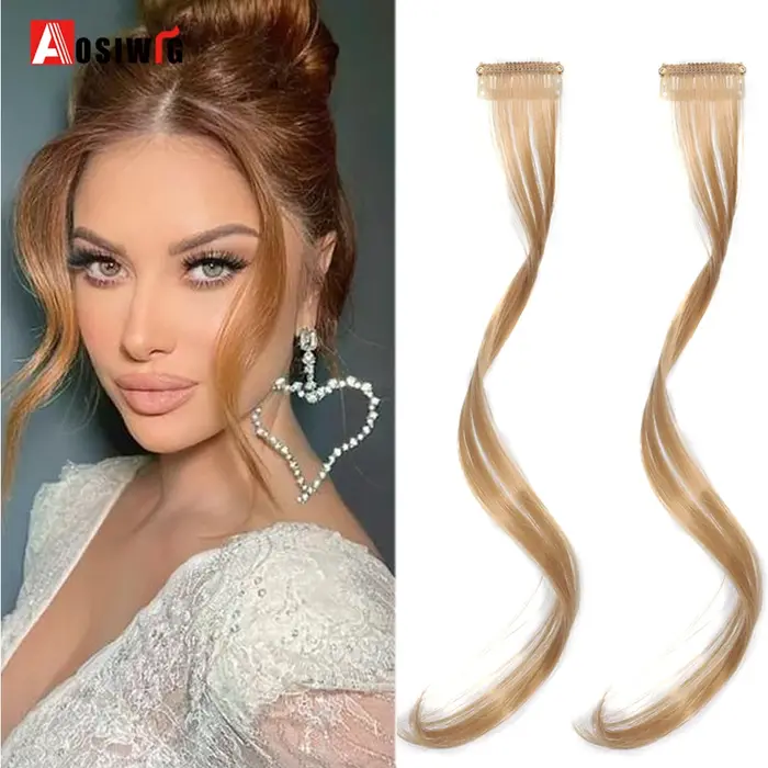 Synthèse Frange Perruque Extensions de Cheveux