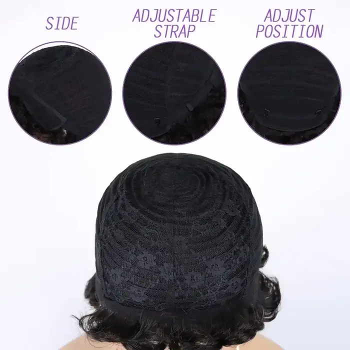 Perruques coupe Pixie pour femmes