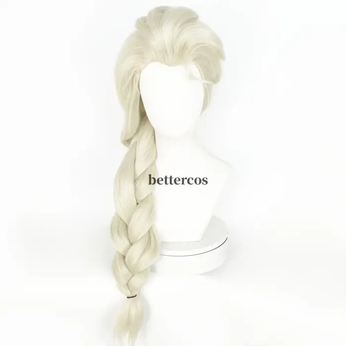 Perruque Elsa synthétique tressée Blonde