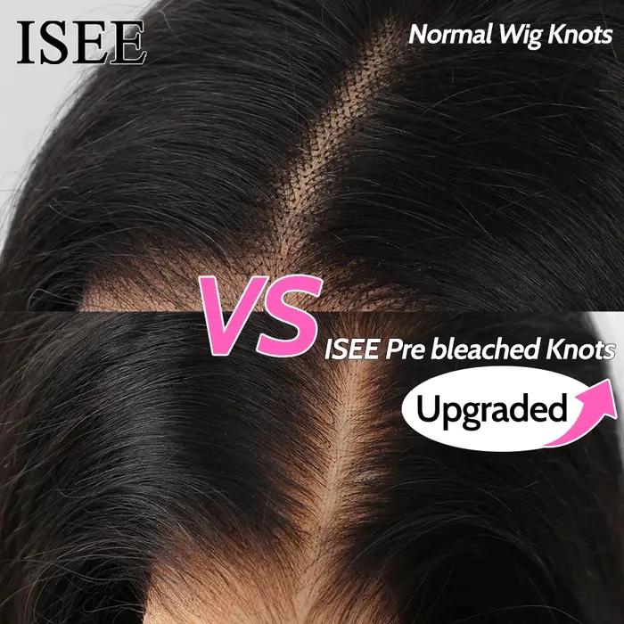Wear Go perruque ISEE HAIR noeuds pré-plumés crépus bouclés HD dentelle sans colle perruques humaines prêt à l'emploi