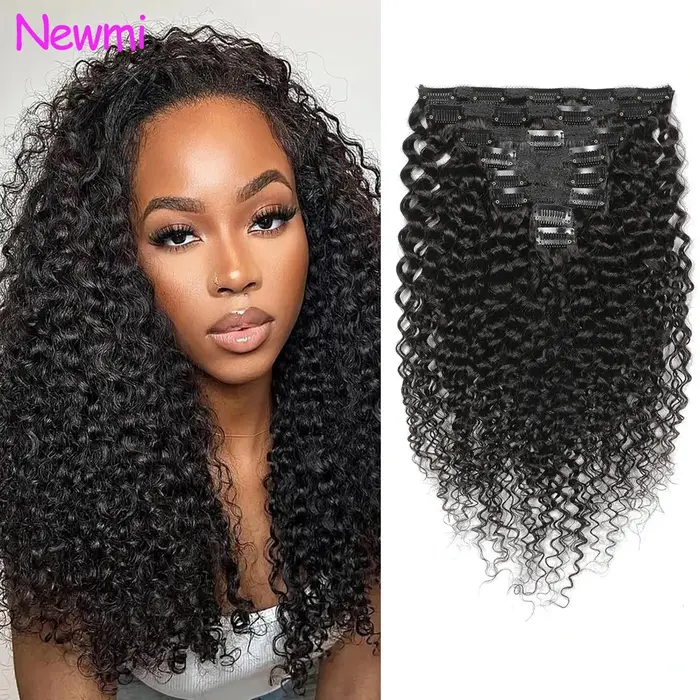 Extensions de cheveux bouclés Newmi Kinky Curly à clipser