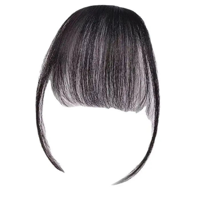 3D Remy cheveux humains Air frange pour fille femmes front réédition une pince dans les Extensions d