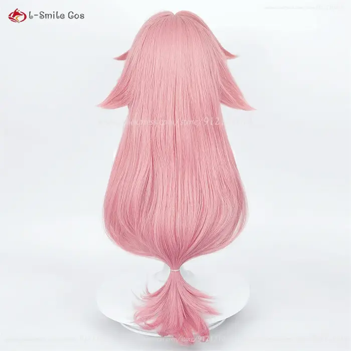 Perruque de Cosplay Anime Yae Miko de haute qualité