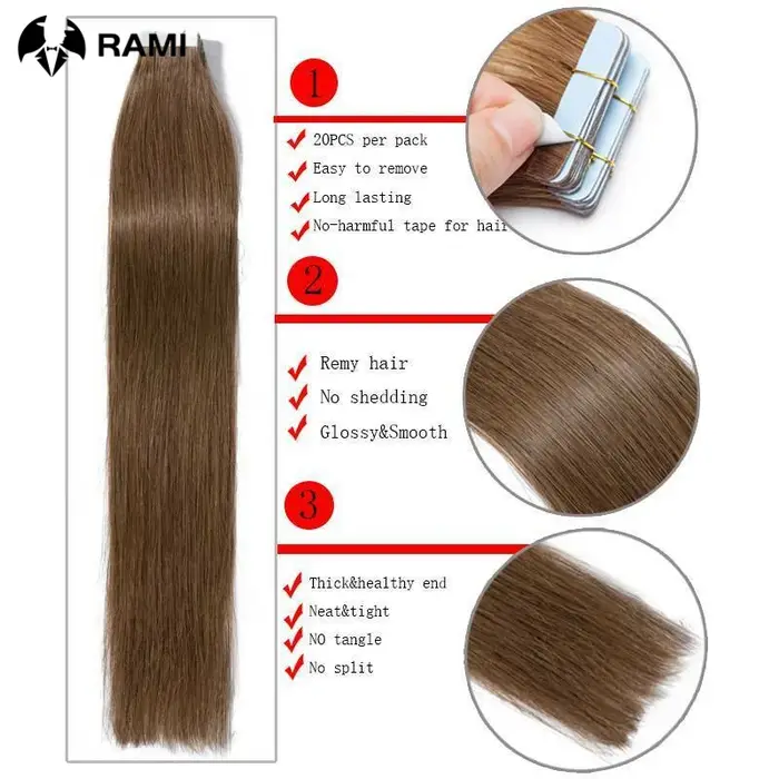 Extensions de cheveux 100% humains