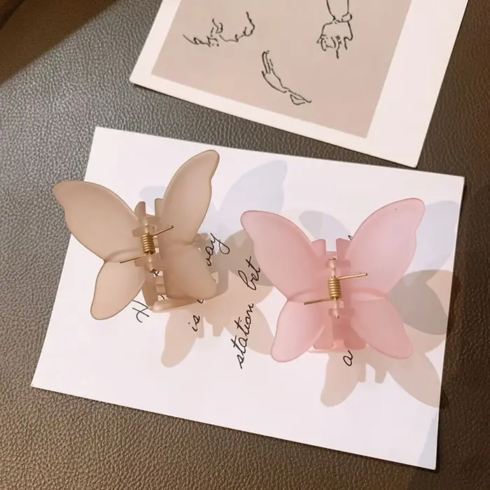 Pince à cheveux papillon pour femmes et filles
