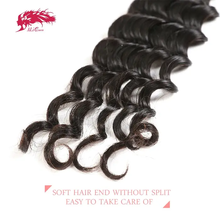 Ali Queen-Tissage en Lot Brésilien Naturel Ondulé Non Prossé 10A