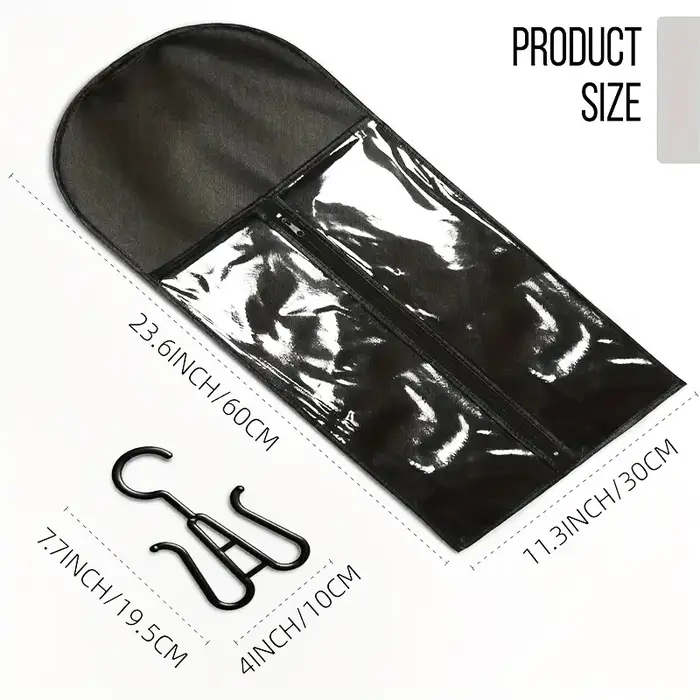 PRStyle-Cintre pour extensions de cheveux avec sac de rangement