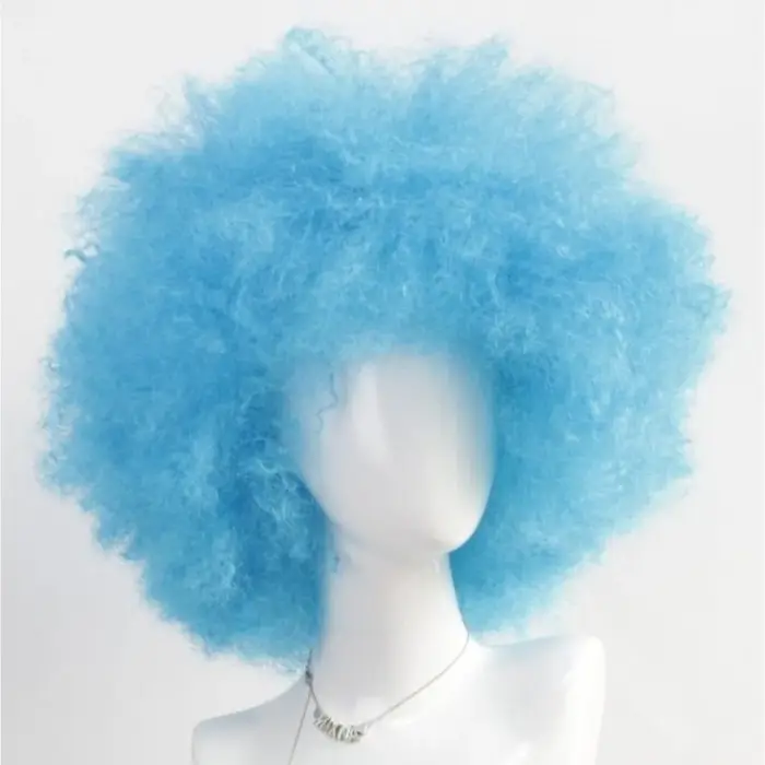 Perruques synthétiques Afro bouclées des années 70 pour femmes noires, sans colle, douces, noires, g