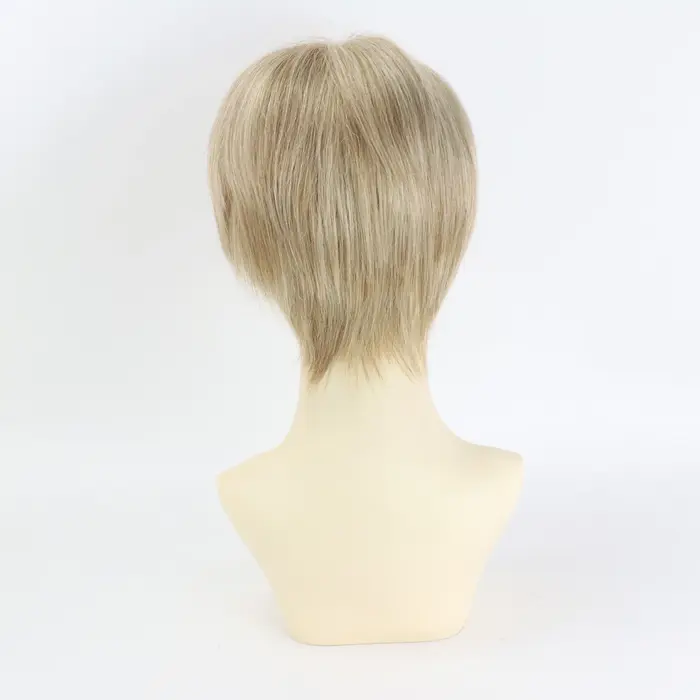 Perruque Mono Top à Trame Ouverte en Cheveux Humains Vierges Européens