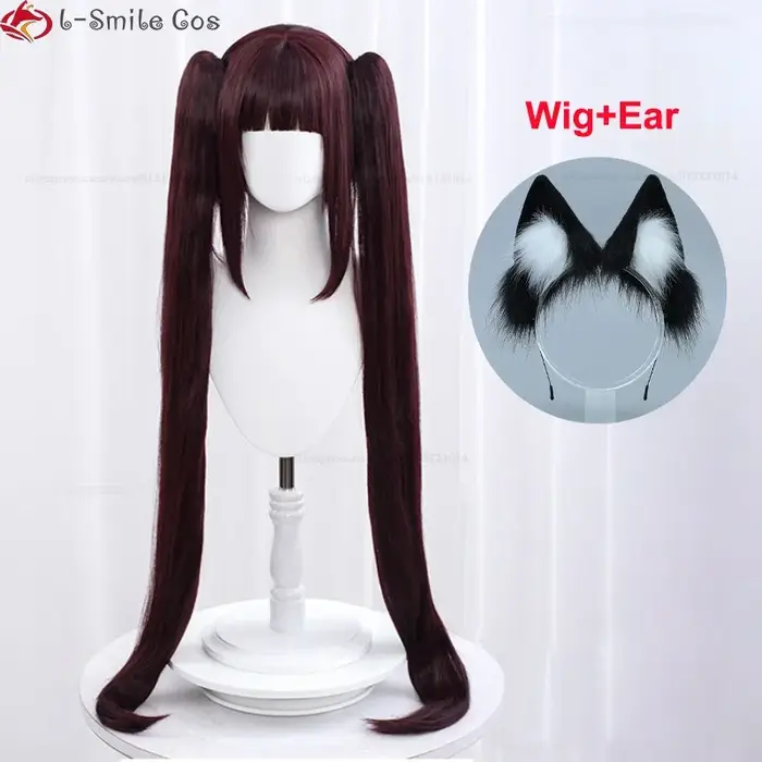 Anime vanille Chocola Cosplay perruque 100 cm de Long