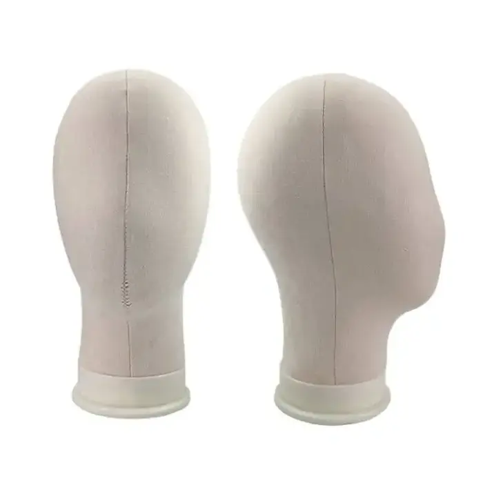 Nouvelle tête de bloc de toile 21/23 pouces tête de Mannequin pour la coiffure affichage fabrication