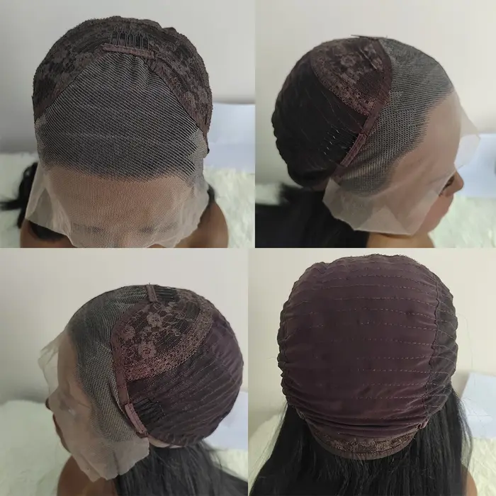Perruque Lace Front Wig synthétique bouclée et ample