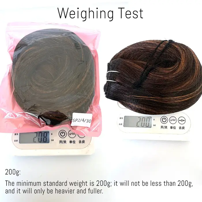 Bio cheveux raides paquets 26 "naturel doux résistant à la chaleur fibres synthétiques Extensions