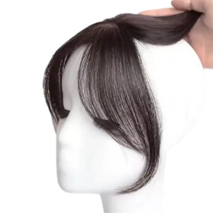 Frange à clipser naturelle pour femme, frange à clipser, postiches, contaminants naturels, extension